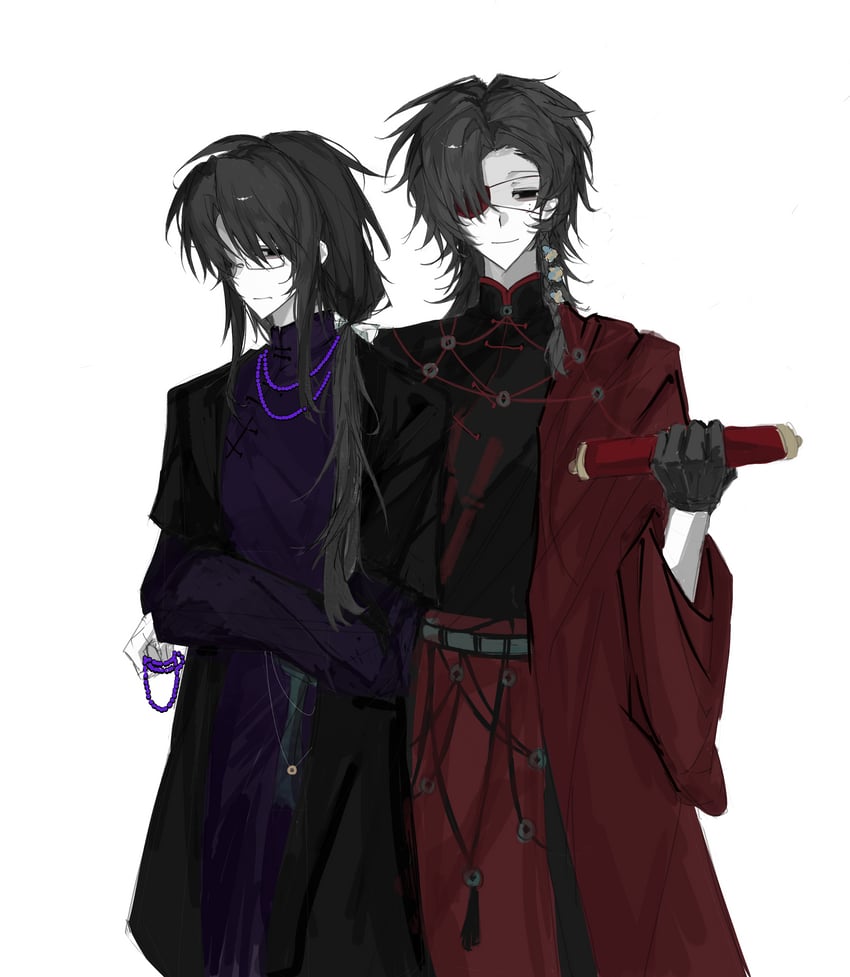 huai yunqing and chu yujun (touqi guaitan) drawn by kehuishou_feipin