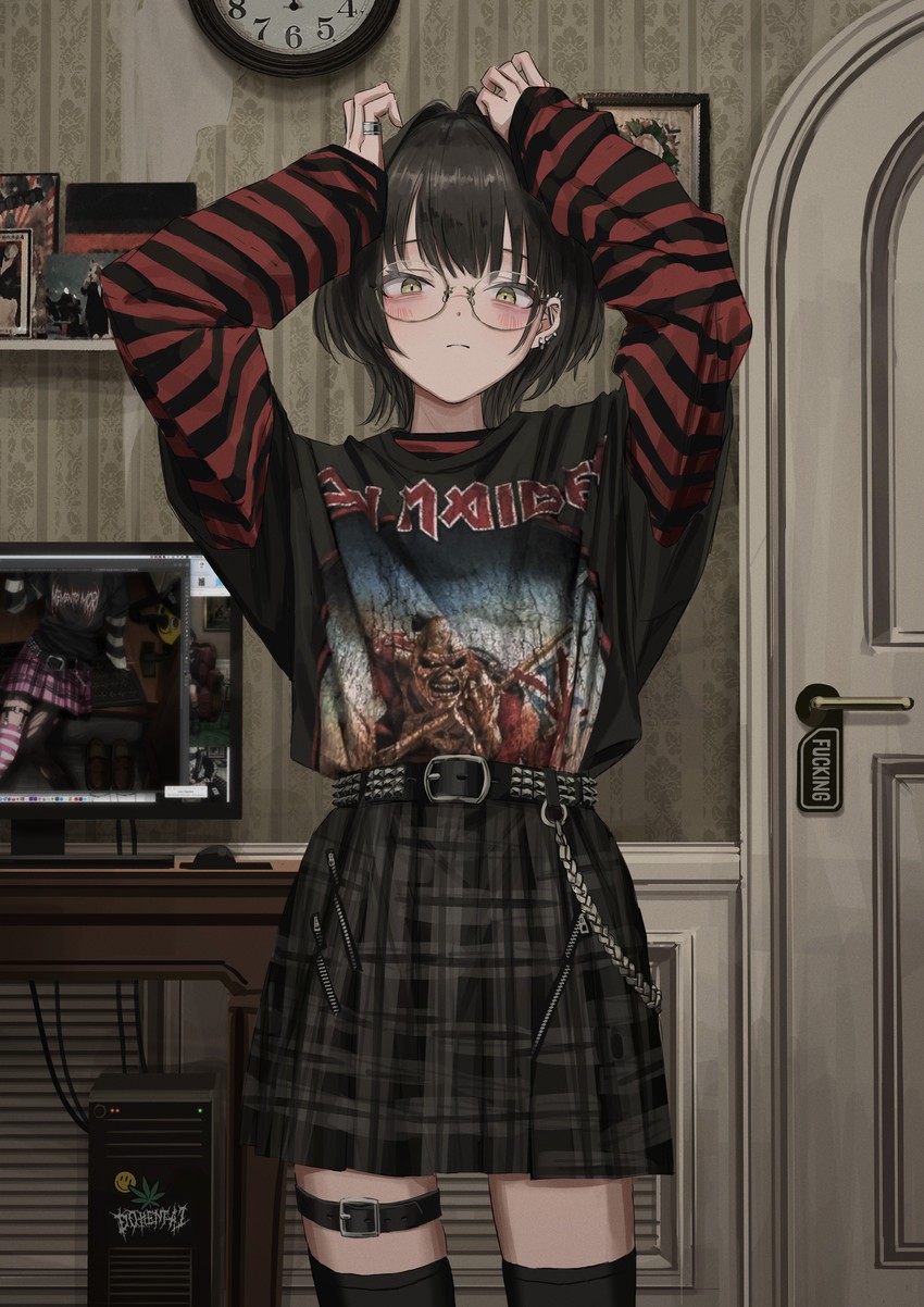 eddie the head (original and 2 more) drawn by gishiki_(gshk)