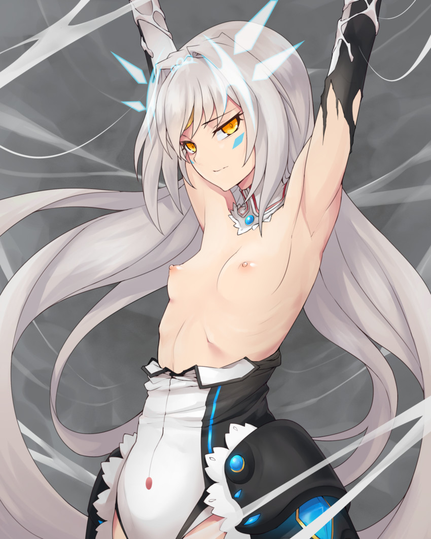 eve and code: battle seraph (elsword) drawn by waero