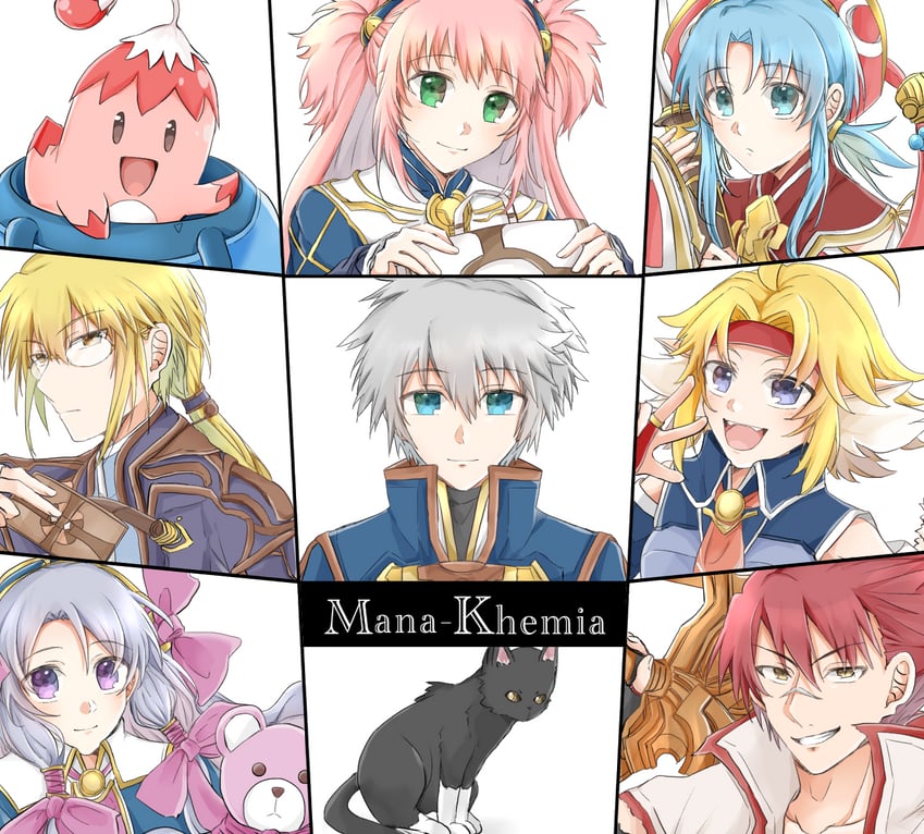 pamela ibis, vayne aurelius, philomel hartung, nicole mimi tithel, anna laemmle, and 4 more (atelier and 1 more) drawn by sena_rin