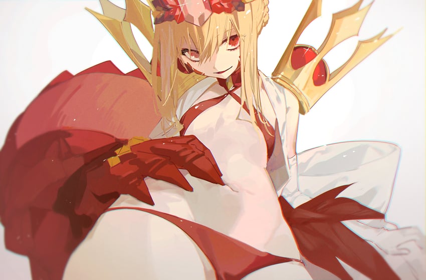 nero claudius and queen draco (fate and 1 more) drawn by comugikun