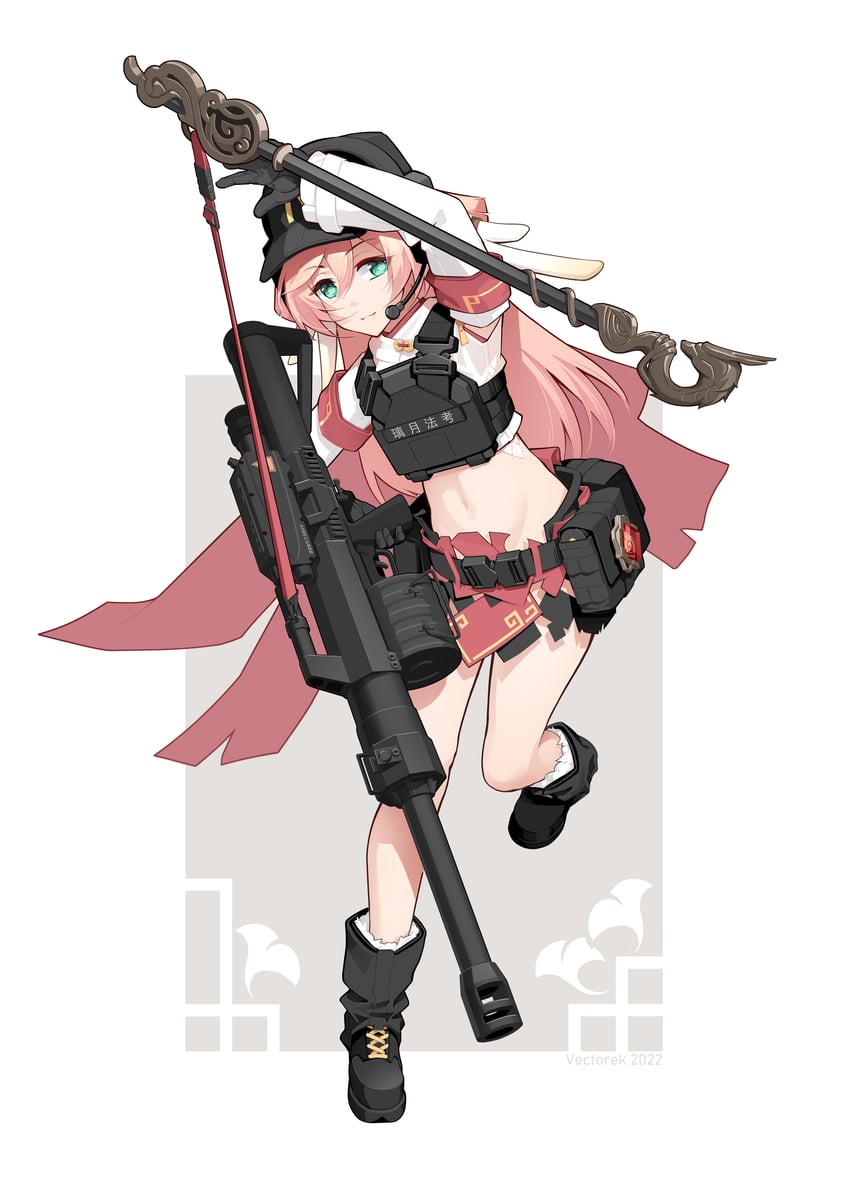 yanfei (genshin impact and 1 more) drawn by vectorek