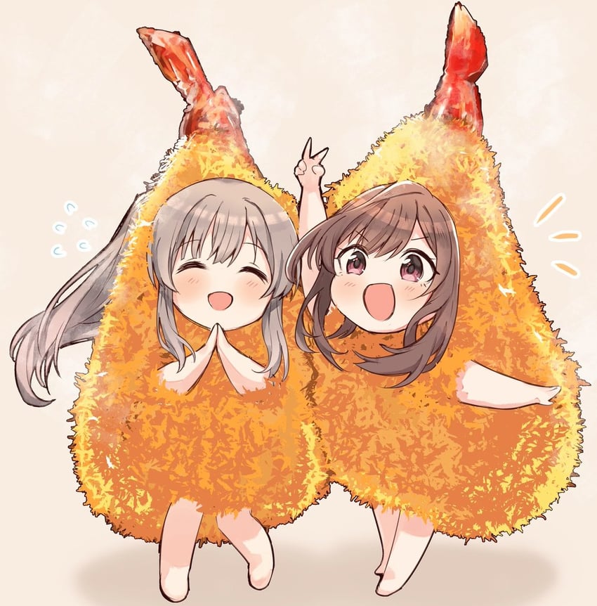 tsukioka kogane and yukoku kiriko (idolmaster and 1 more) drawn by hanetsuka