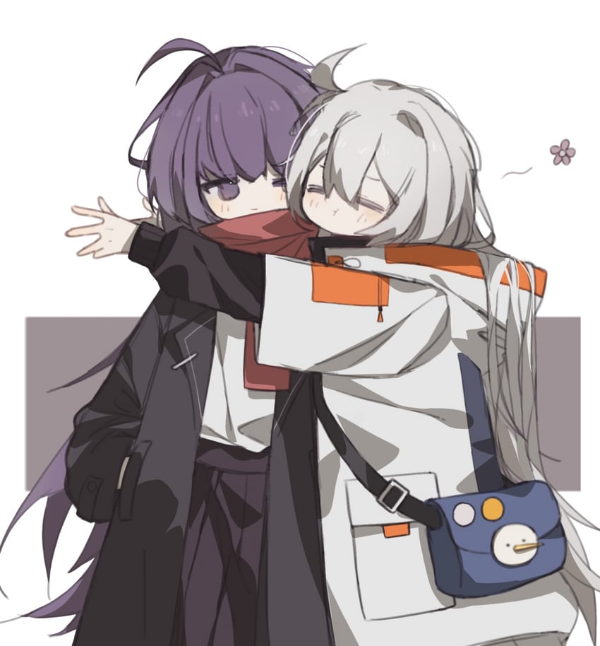 kiana kaslana and raiden mei (honkai and 1 more) drawn by k127m413