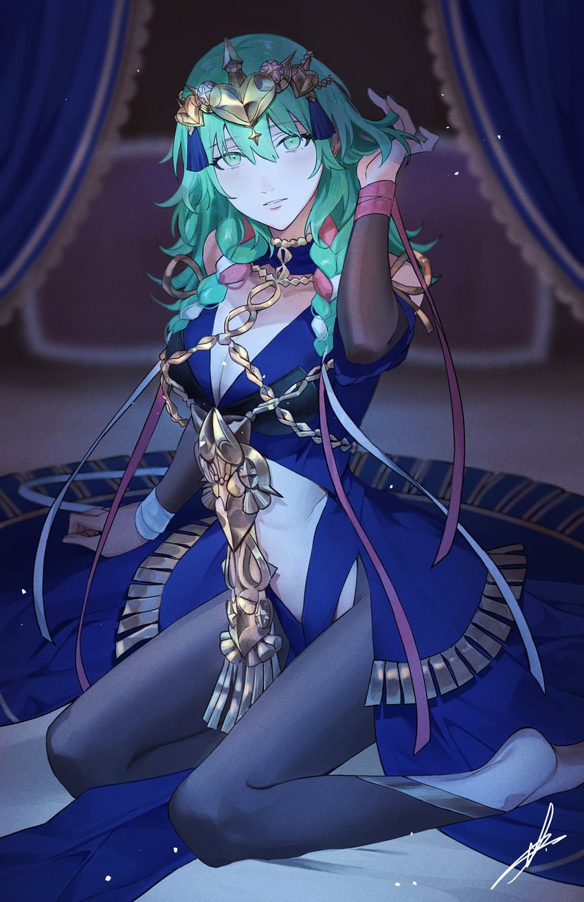 female byleth and sothis (fire emblem and 2 more) drawn by toho10min