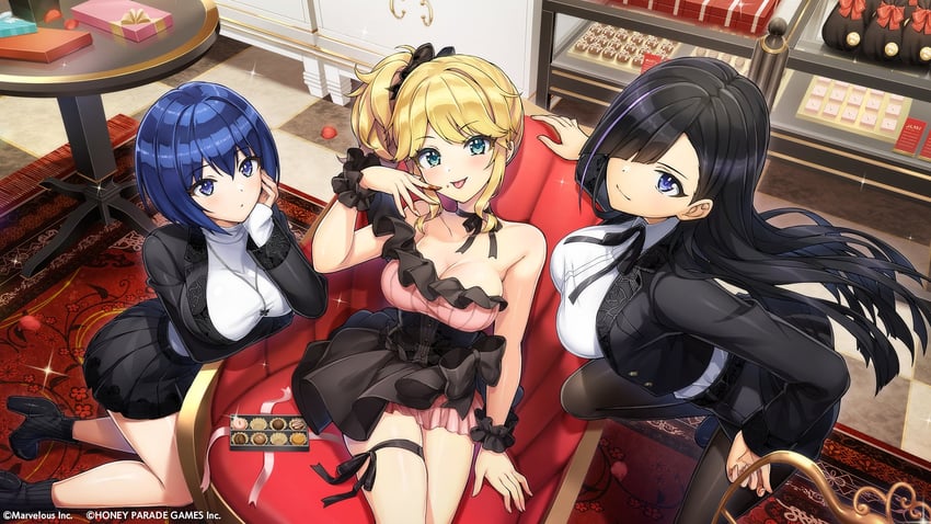tojou michiru, izumi kiri, and kurose minami (dolphin wave) drawn by ootomo_takuji
