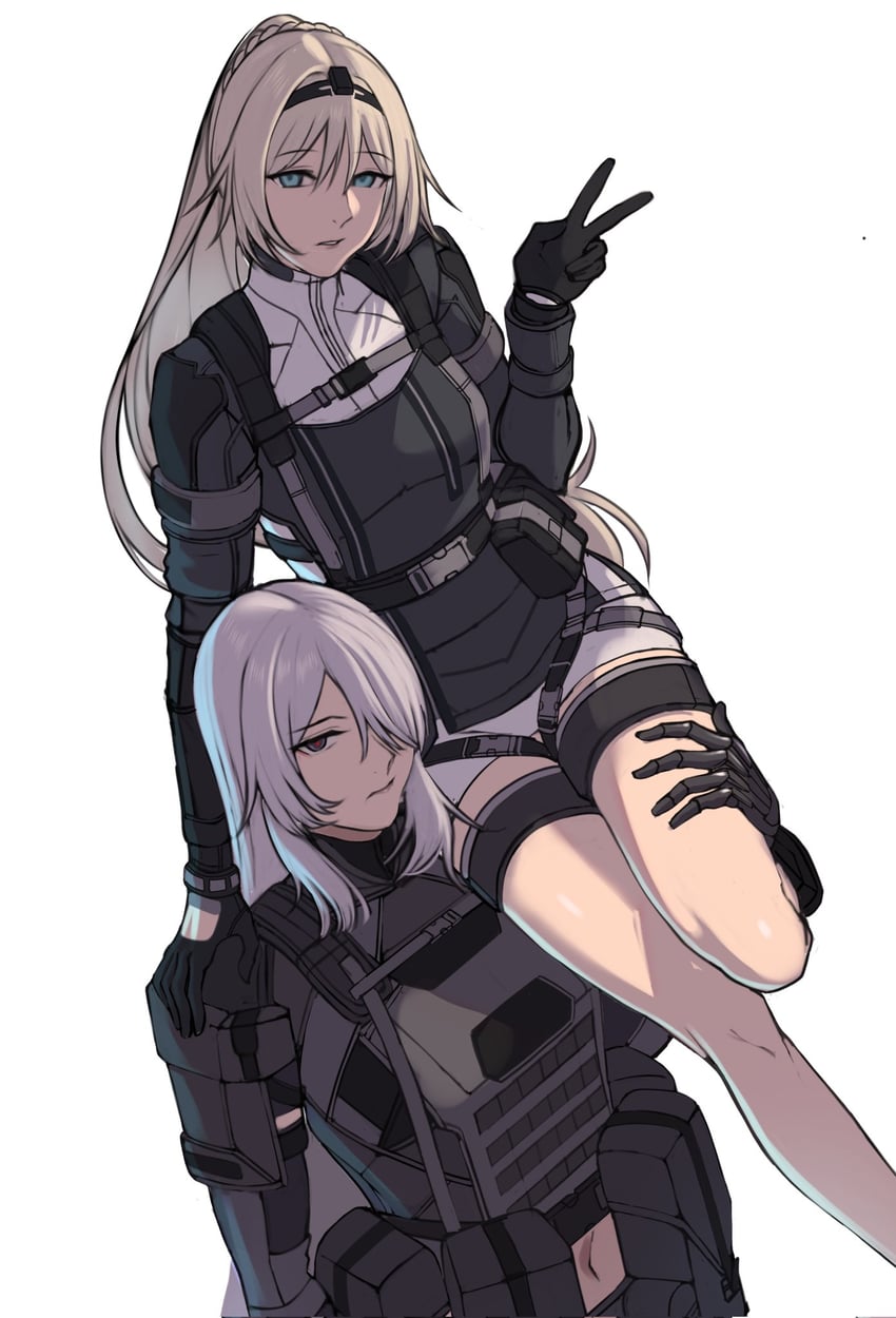an-94 and ak-15 (girls' frontline) drawn by seilindekos