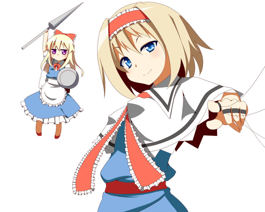 alice margatroid and shanghai doll (touhou) drawn by toho-77