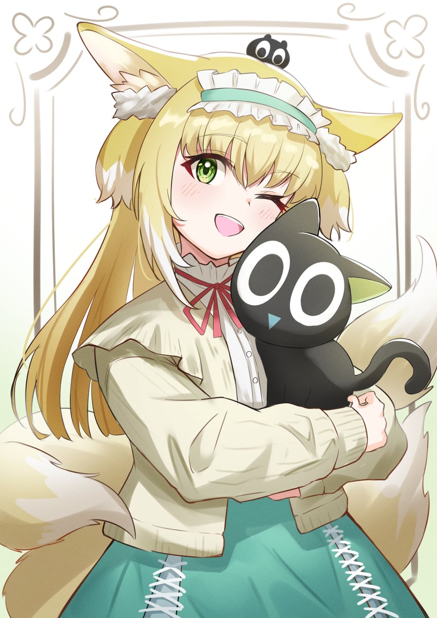 suzuran, luo xiaohei, and heixiu (arknights and 1 more) drawn by k@bu
