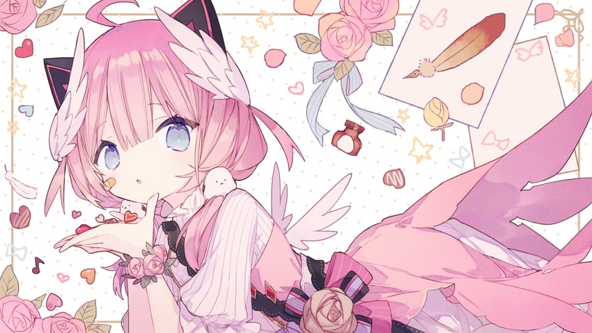 sakurada hane (indie virtual youtuber and 1 more) drawn by mizumizu_(phoenix)