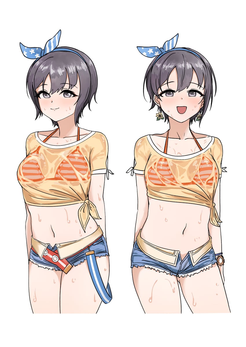 otokura yuuki (idolmaster and 1 more) drawn by ushimochi