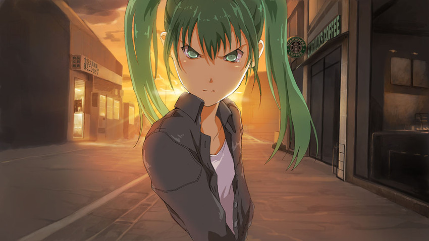hatsune miku (vocaloid and 2 more) drawn by shiika_sadamasa