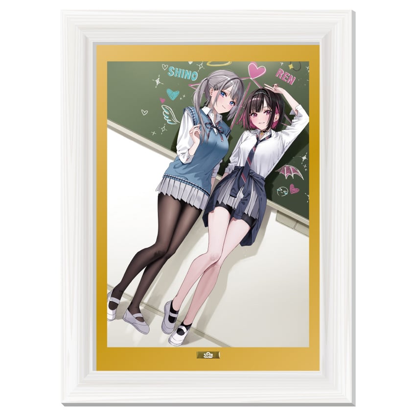 shirayuki ren and saotome shino (shino to ren) drawn by chigusa_minori