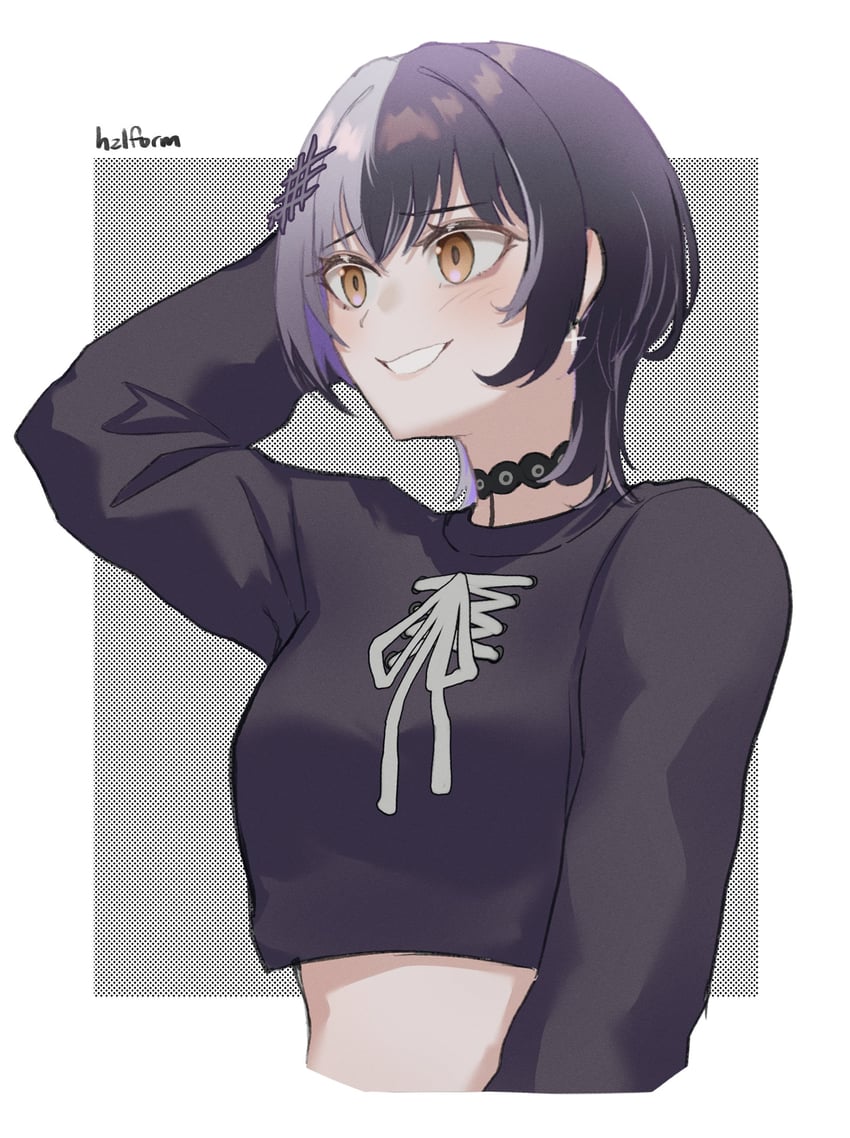 shiori novella (hololive and 1 more) drawn by hazel_(hzlform)