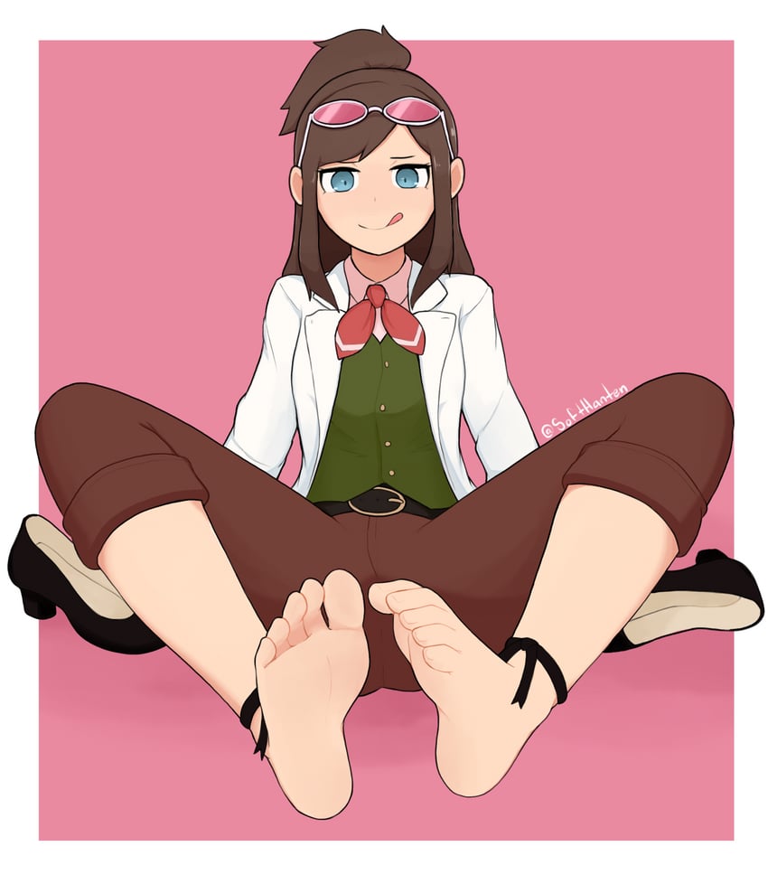 ema skye (ace attorney and 1 more) drawn by softhanten