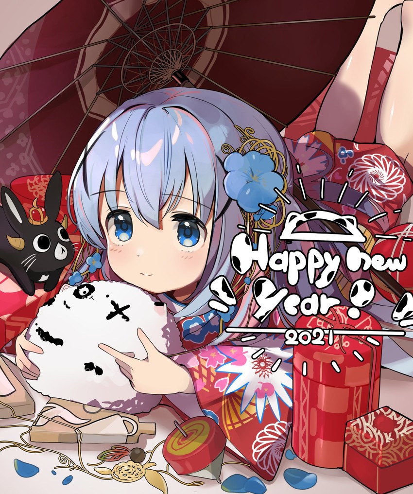 kafuu chino, tippy, and anko (gochuumon wa usagi desu ka?) drawn by houjichaoic