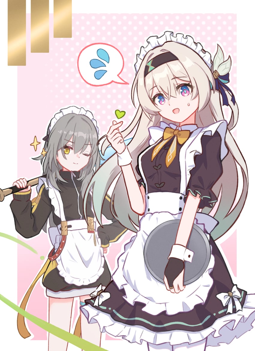 trailblazer, firefly, and stelle (honkai and 1 more) drawn by kuroi_taimu