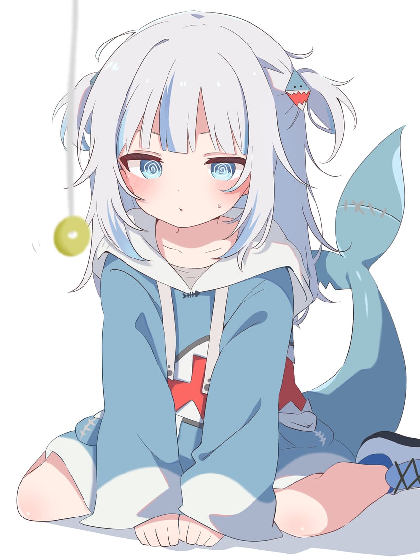 gawr gura (hololive and 1 more) drawn by ryu160303
