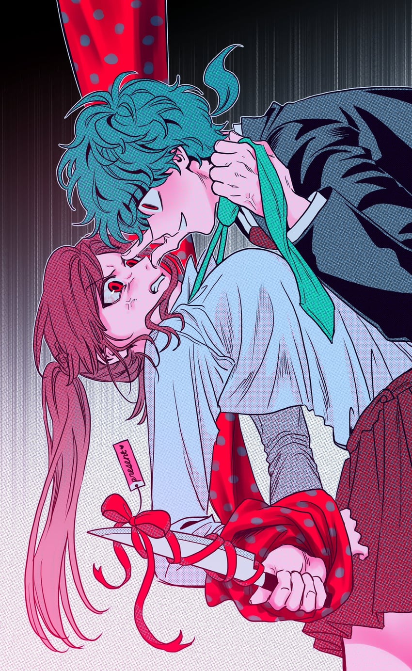chidouin sara and midori (kimi ga shine) drawn by plz_zukzima