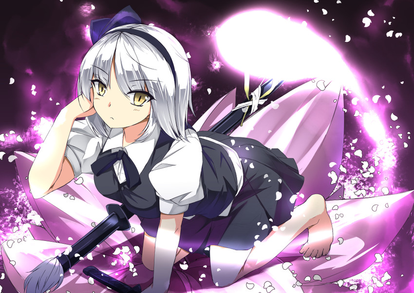 konpaku youmu (touhou and 1 more) drawn by sheita