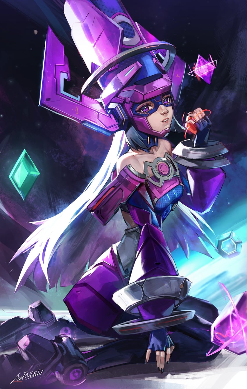 galacta (marvel and 2 more) drawn by az'ruler