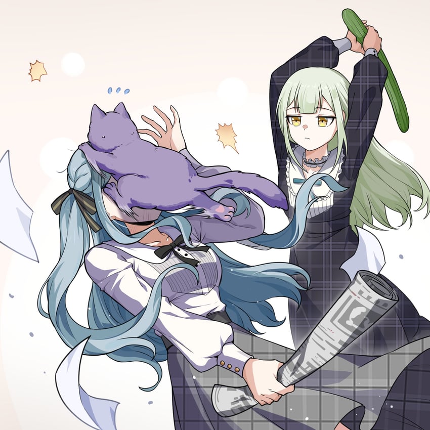 togawa sakiko, wakaba mutsumi, and yuutenji nyamu (bang dream! and 1 more) drawn by yzj21333