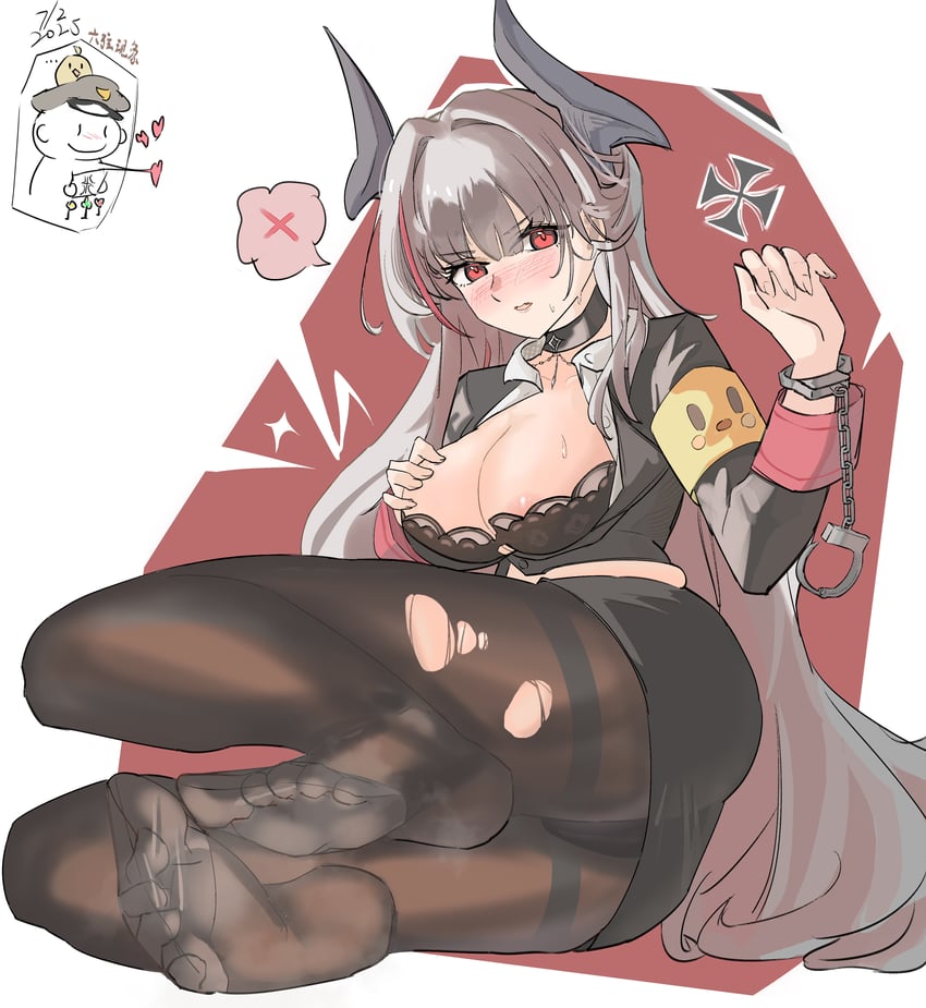 manjuu, commander, and admiral zenker (azur lane) drawn by 6_gexun