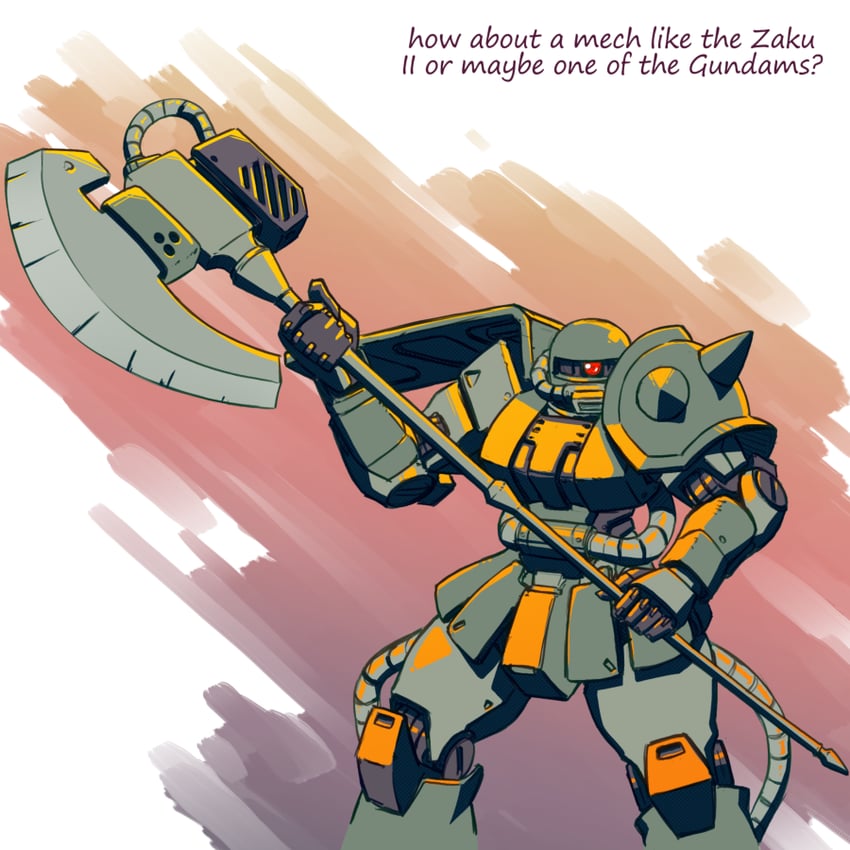 zaku ii (gundam and 1 more) drawn by n647