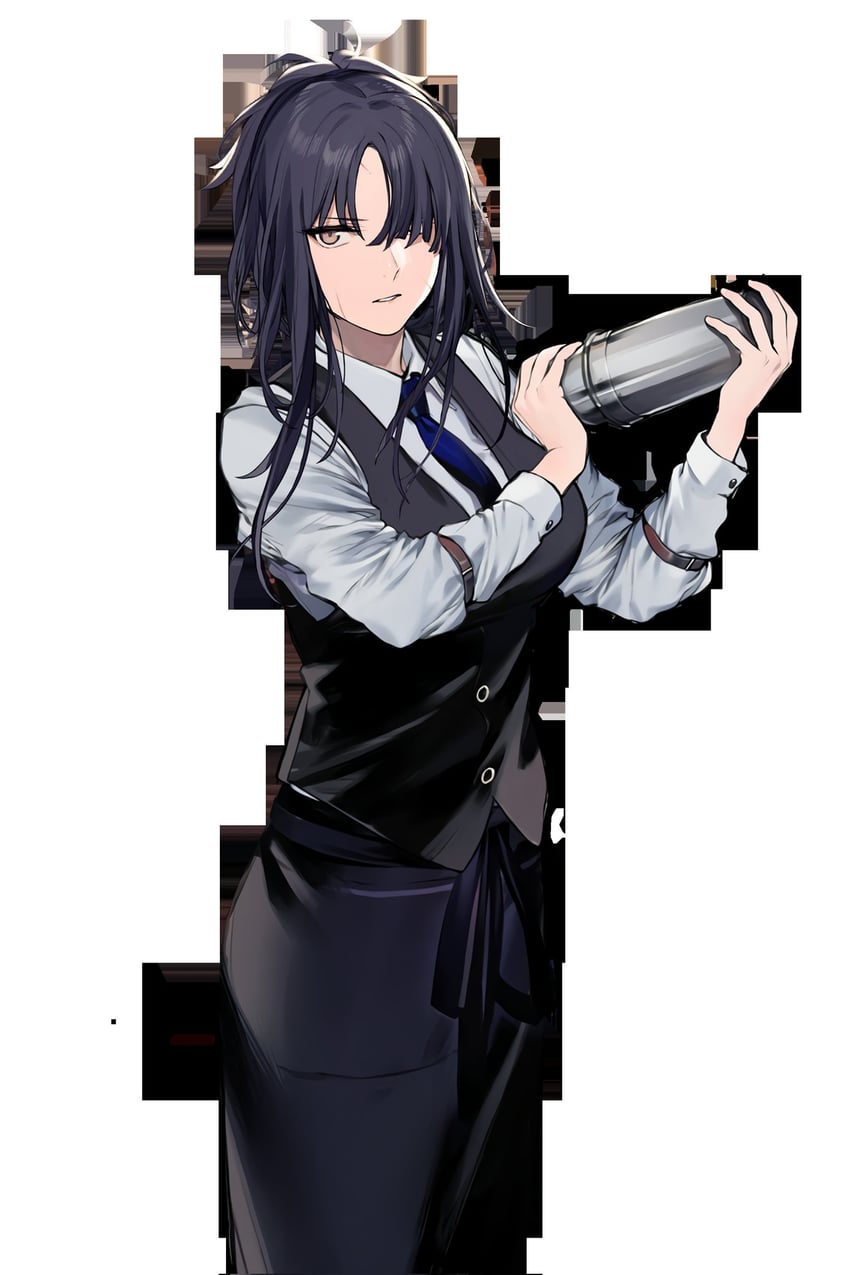 angelia (girls' frontline and 1 more) drawn by duoyuanjun and hawk_b