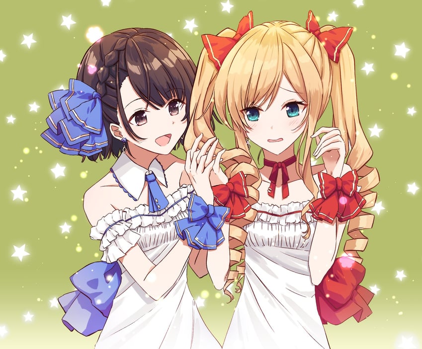 claire francois and rae taylor (watashi no oshi wa akuyaku reijou) drawn by krill55