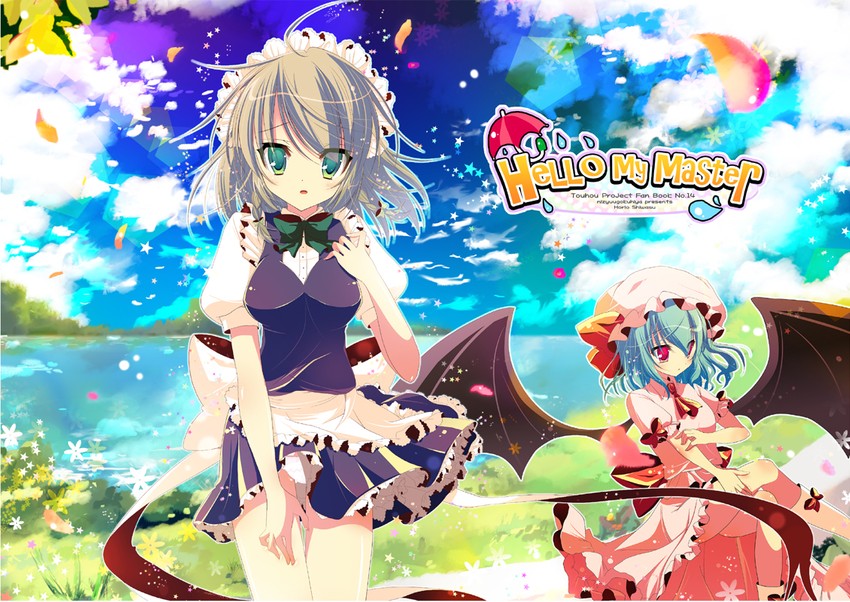 remilia scarlet and izayoi sakuya (touhou) drawn by shiwasu_horio