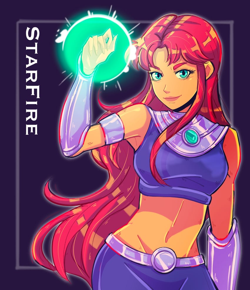 starfire (dc comics and 1 more) drawn by pichichustudio