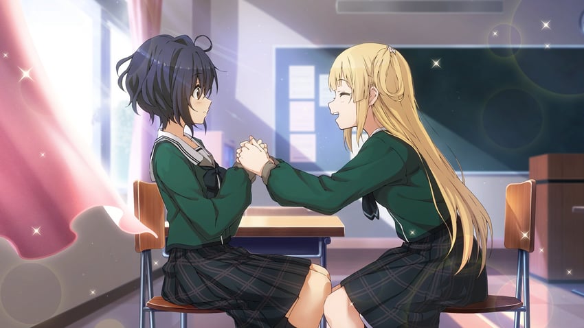 takigawa miu and fujima sakura (22/7 and 1 more)