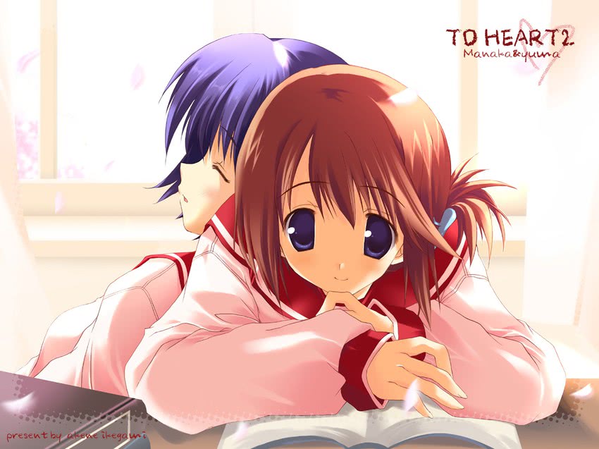 komaki manaka and tonami yuma (to heart and 1 more) drawn by ikegami_akane