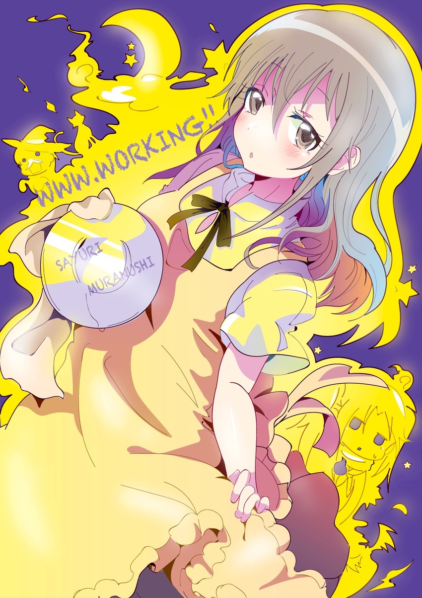 muranushi sayuri and yanagiba miri (working!!) drawn by aloe_(kenkou3733)