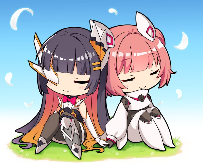 ruby and angela (mobile legends: bang bang) drawn by quasar631
