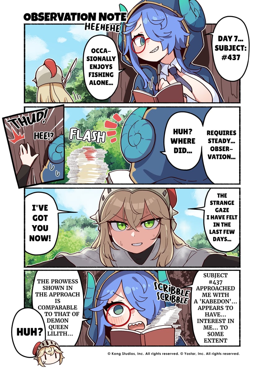 female knight and mad scientist gremory (guardian tales)