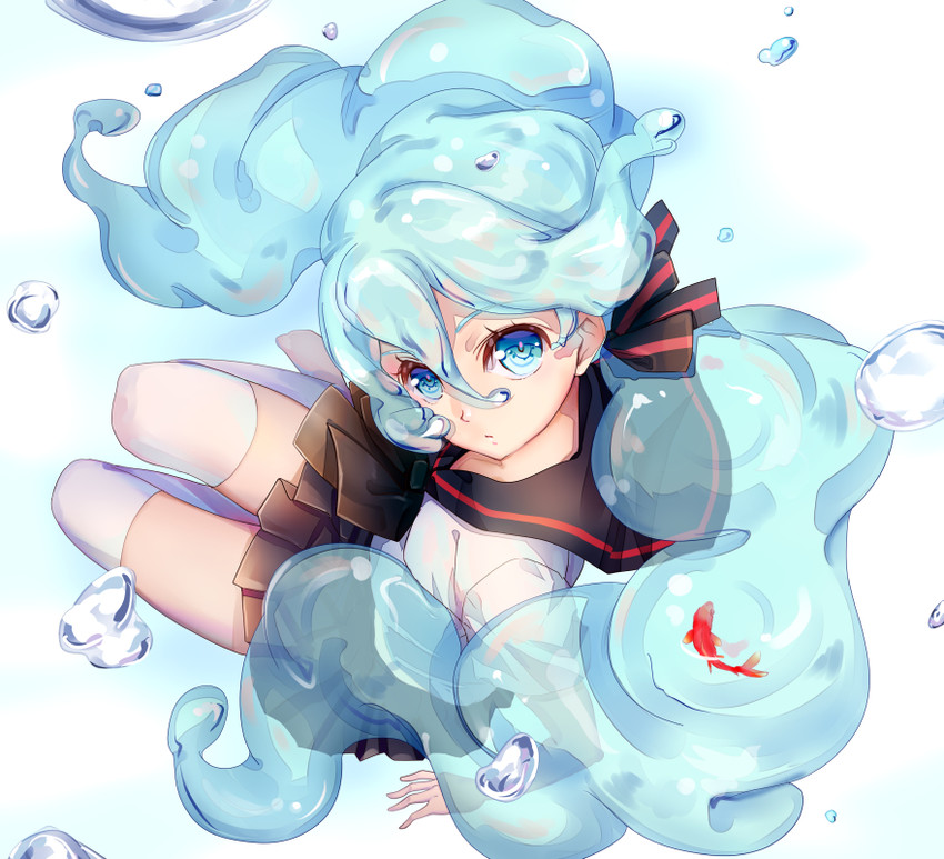 hatsune miku and bottle miku (vocaloid) drawn by yamano_uzura