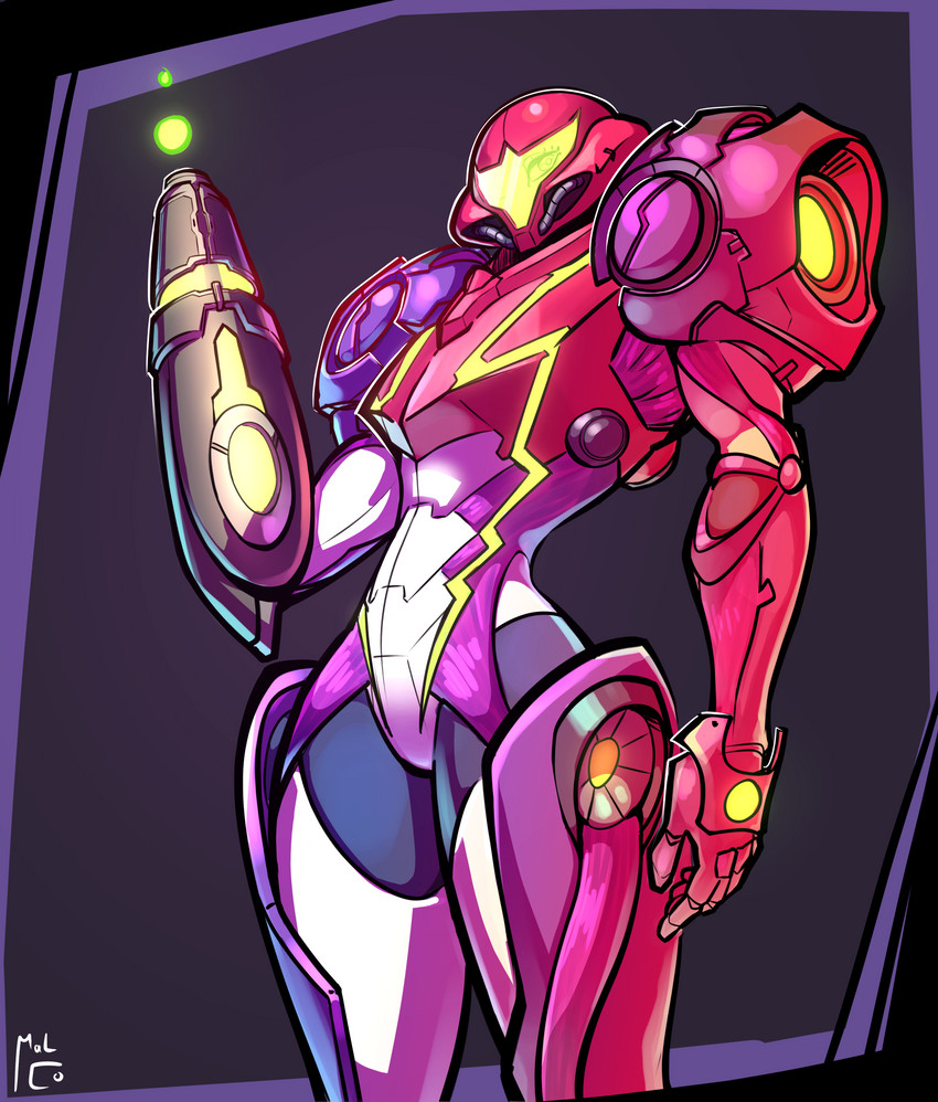 samus aran (metroid and 1 more) drawn by malcontent