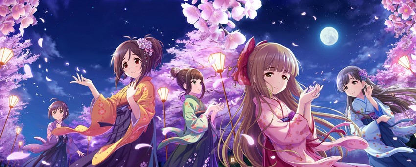 kobayakawa sae, yorita yoshino, hamaguchi ayame, domyoji karin, and wakiyama tamami (idolmaster and 2 more) drawn by myliam