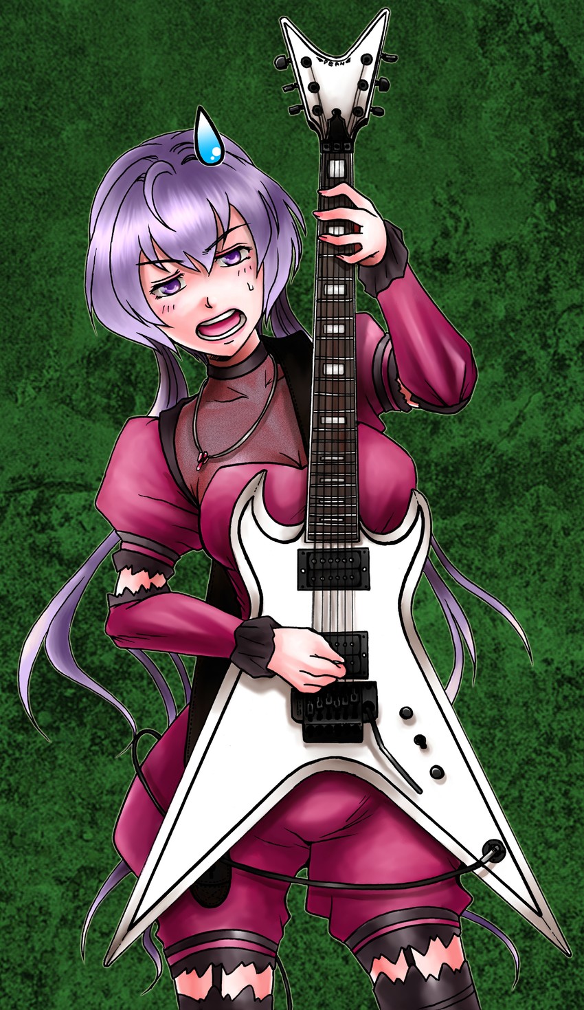 yukine chris and chris impellitteri (senki zesshou symphogear) drawn by fukushima_nyuugyou_inc