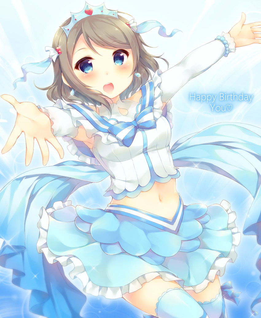 watanabe you (love live! and 1 more) drawn by hazuki_(sutasuta)