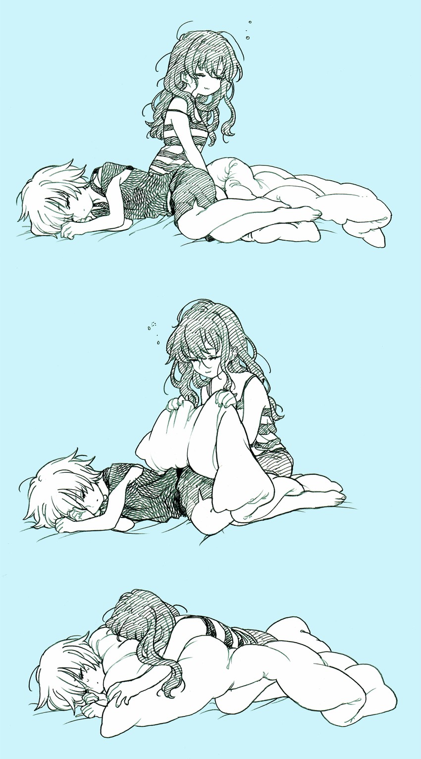 ichinose shiki and ninomiya asuka (idolmaster and 1 more) drawn by sunbiki
