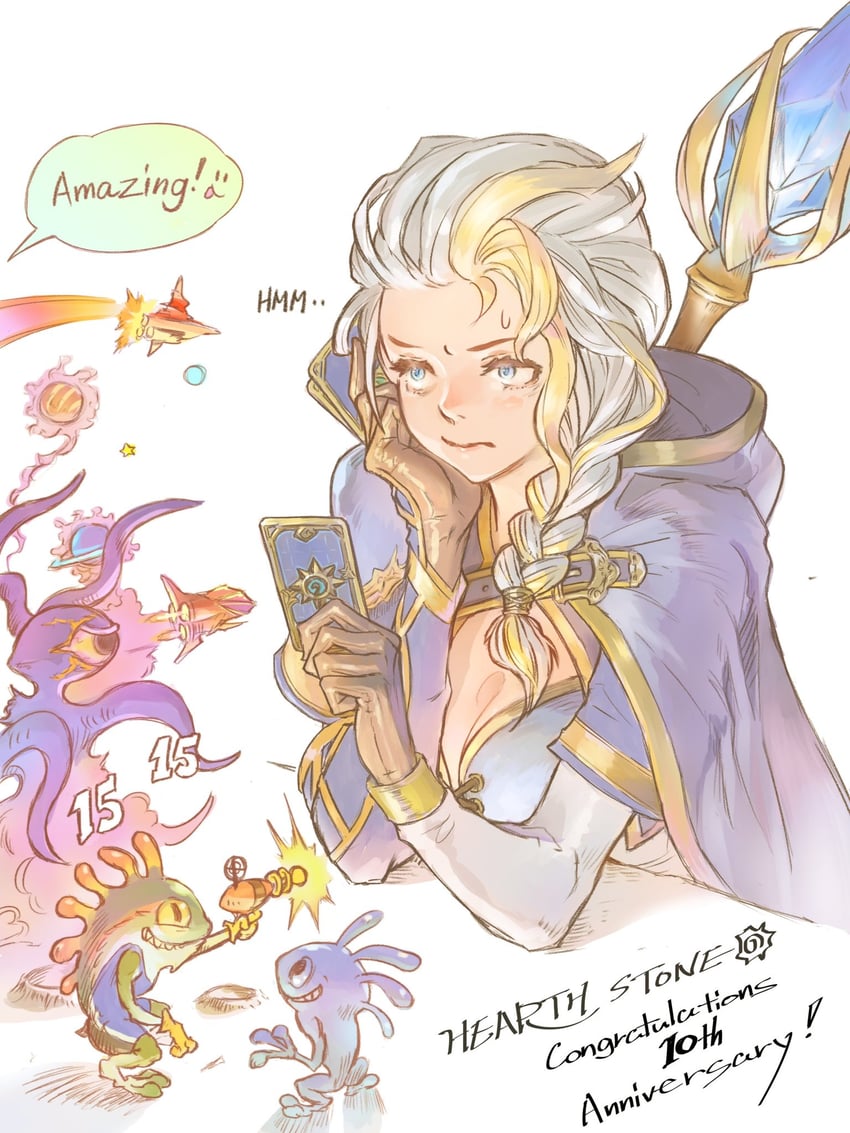 jaina proudmoore (warcraft and 1 more) drawn by itahana_toshiyuki