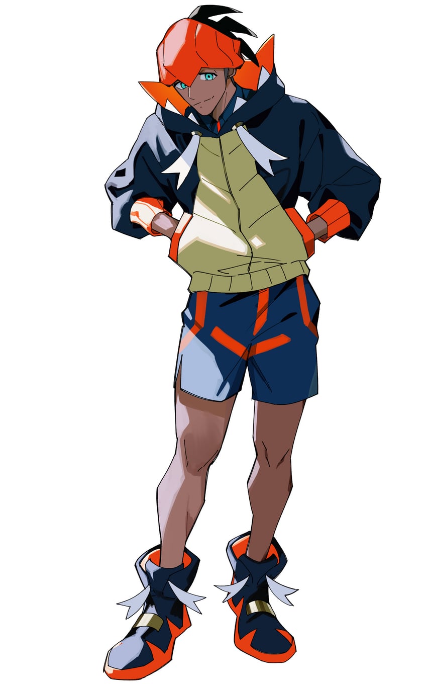 raihan (pokemon and 1 more) drawn by kibana_daisuki_man