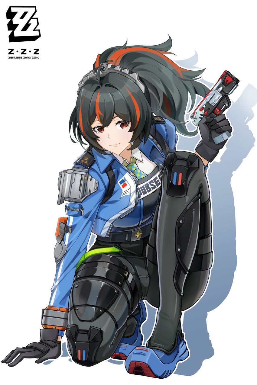 zhu yuan (zenless zone zero) drawn by kaka_zz_9
