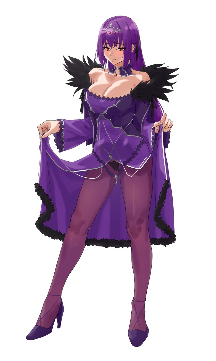 scathach and scathach skadi (fate and 1 more) drawn by chela77