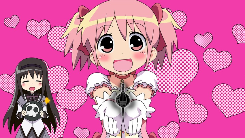 akemi homura and kaname madoka (mahou shoujo madoka magica and 1 more) drawn by g3pen