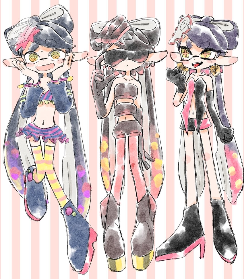 callie (splatoon and 1 more) drawn by ii_cchhii