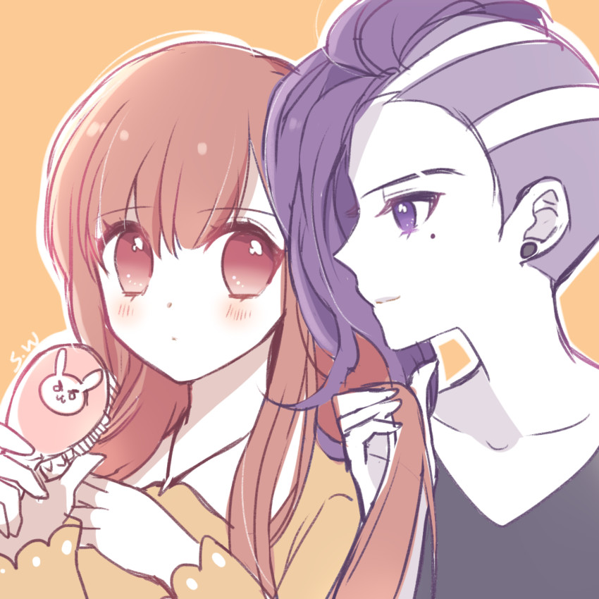 d.va and sombra (overwatch and 1 more) drawn by kaoruru_(sakuno2911)